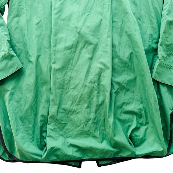 IC Connie K Green Spring Coat Size Large Oversized Art To Wear Funky Bright USA - Picture 7 of 8